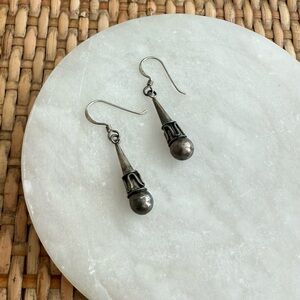 Vintage Silver 925 Drop Earrings